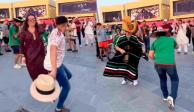 Mexicanos bailan tucanazo en Qatar 2022