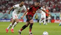 Una acción del Bélgica vs Marruecos de la Copa del Mundo Qatar 2022