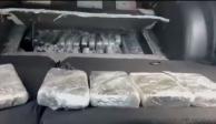 En la alcaldía Álvaro Obregón, elementos de la Policía capitalina decomisan 50 kilos de cocaína que estaban ocultos en un vehículo