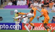 Una acción del Países Bajos vs Qatar, duelo del Grupo A de la Copa del Mundo Qatar 2022, en el Estadio Al Bayt, Al Khor, Doha