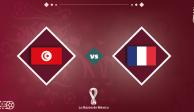 Túnez y Francia juegan en la última jornada de grupos de la Copa del Mundo Qatar 2022