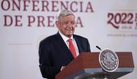 AMLO ofrece conferencia de prensa este jueves 1 de diciembre de 2022 desde Palacio Nacional, en la Ciudad de México.