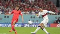 Una acción del Corea del Sur vs Portugal, de la Copa del Mundo Qatar 2022.