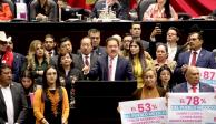 El coordinador de Morena en la Cámara de Diputados, tras la discusión de la reforma constitucional, el martes.