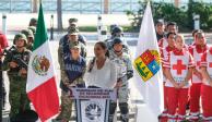 Mara Lezama, gobernadora de Quintana Roo,&nbsp;dio el banderazo del Plan de Seguridad Vacacional 2022 en el Malecón Tajamar.