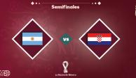 Argentina y Croacia chocan en las semifinales de la Copa del Mundo Qatar 2022
