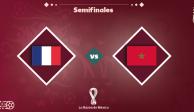 La Selección de Francia se enfrenta a la de Marruecos por el pase a la final