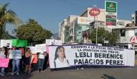 Por segunda ocasión, realizan manifestación para exigir búsqueda de joven estudiante de derecho en Acapulco, Guerrero; desapareció cuando iba hacia una entrevista de trabajo