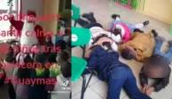 Balacera interrumpe festejo navideño en kinder de Sonora; "Santa" calma a niños