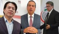 El dirigente nacional de Morena, Ricardo Monreal, pide a Ricardo Monreal y Ricardo Mejía que lean los estatutos "y que cumplan con su palabra"