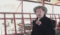 Ricardo Monreal durante mensaje en video desde rancho familiar en su natal Zacatecas.