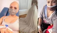 Joven rifa su vestido de novia para pagar tratamiento contra el cáncer: "Me tocó vivir esto sola"