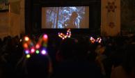 Miles de capitalinos disfrutaron por más de dos horas la proyección gratuita de "Pinocho", la más reciente película de Guillermo del Toro