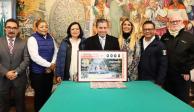 Conmemoran 500 años de Coyoacán con billete de la Lotería Nacional.