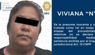 Viviana "N", detenida en el Metro CDMX.