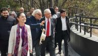 El Presidente, Andrés Manuel López Obrador y la jefa de Gobierno de la CDMX, Claudia Sheinbaum, inauguraron la Calzada Flotante de Chapultepec