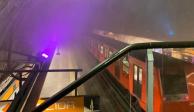 La presencia de humo en la estación Barranca del Muerto se originó a causa del sobrecalentamiento de un cable
