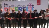 Empresas ofertaron 170 vacantes en la primera Feria del Empleo para la comunidad LGBT+ realizada en Tecámac, Estado de México.