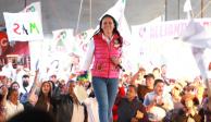 Alejandra del Moral,&nbsp;abanderada de la coalición Va por México por la gubernatura del Estado de México.