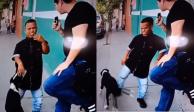 Medio Metro se gana el odio de la gente luego de patear a un perrito callejero