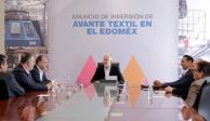 Anuncia Alfredo Del Mazo inversión de 10 mdd de Avante Textil en Edomex.