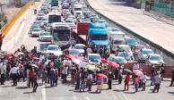 Bloquean arterias por falta de agua en Cuernavaca