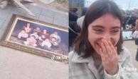 Chica encuentra cuadro de familiar en venta en tianguis de antigüedades de España