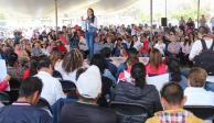 La precandidata del PRI, Alejandra Del Moral, se reunió con militantes de Valle de Bravo e Ixtapan del Oro, ante quienes destacó que la pluralidad es un plus no un obstáculo
