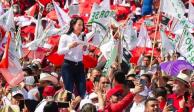 Alejandra del Moral, candidata de la alianza Va por México por la gubernatura del Edomex