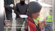 Con frijolitos, sopita y barbacoa de res, rescatistas mexicanos "reconfortan" a víctimas del sismo en Turquía