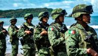 Integrantes del Ejército mexicano.