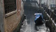 Los famosos canales de Venecia se están quedando sin agua; un seco invierno boreal han hecho temer que Italia se enfrente a una nueva sequía.