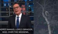 Stephen Colbert, cómico estadounidense quien se burló del presunto aluxe.