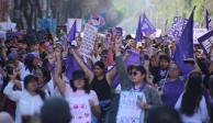 Este miércoles 8 de marzo se lleva a cabo la marcha con motivo del Día Internacional de la Mujer en la CDMX.