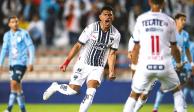 Jesús Gallardo celebra su gol ante Tuzos, ayer, en el Hidalgo.