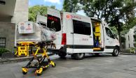 Las ambulancias operarán en las 16 alcaldías de la CDMX