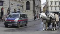 Policías patrullan desde ayer cerca de centros religiosos en Viena.