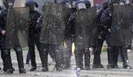 Policías redoblan la seguridad por nuevas marchas, el pasado 28 de marzo.