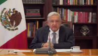 El Presidente López Obrador, durante su participación en la Cumbre, ayer.