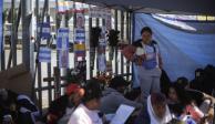 Migrantes de varios países protestaron en Ciudad Juárez, el pasado 31 de marzo.