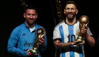 Leo Messi recibiendo un homenaje en la reciente Fecha FIFA en las instalaciones de Conmebol.