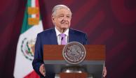 El Presidente López Obrador ofrece conferencia este 27 de junio del 2023, desde Palacio Nacional, en la Ciudad de México.