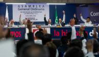 Reunión de Cooperativa Cruz Azul, celebrada el 10 de abril en sus oficinas al sur de la Ciudad de México.