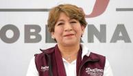 La candidata de Juntos Hacemos Historia por el Edomex, Delfina Gómez, quien señaló que no quiere un gobierno de ocurrencias