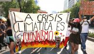 El 25 de marzo del 2022 se realizó la última marcha contra el cambio climático en el Zócalo capitalino, desde ese entonces no se han registrado protestas de colectivos.