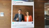 La comisionada presidenta, Blanca Lilia Ibarra, ayer, al encabezar la entrega de reconocimientos a la capacitación.