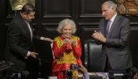 Senado entrega Medalla Belisario Domínguez a Elena Poniatowska.