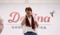 Delfina Gómez,&nbsp;candidata de la coalición Juntos Hacemos Historia al gobierno del Estado de México.