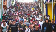 Miles salen en caravana de Tapachula a la CDMX