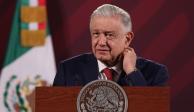 El Presidente López Obrador ofrece conferencia este 3 de julio del 2023, desde Palacio Nacional, en la Ciudad de México.